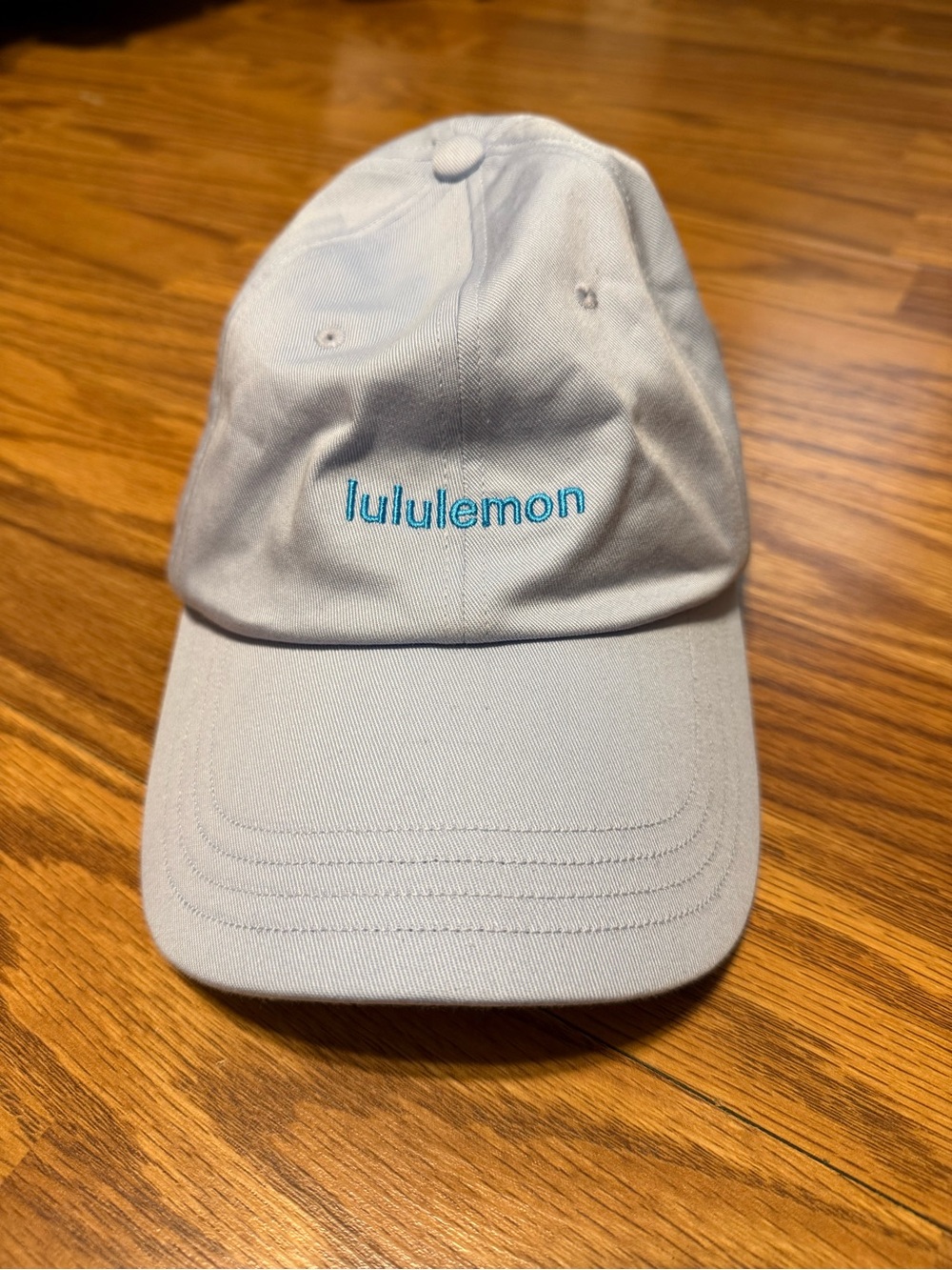 lululemon Light Blue Windmill/Kayak Soft Fabric Baseball Cap NWOT